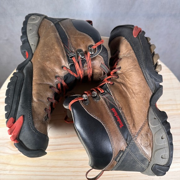 Timberland Gore-Tex Hiking Boots Mens 9 Brown Waterproof Leather Mid Top 25408 main image 5